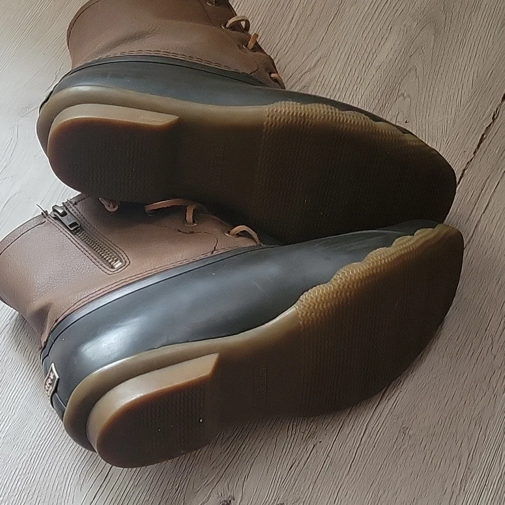Sperry Black and Brown Duck Boots - Picture 3 of 3